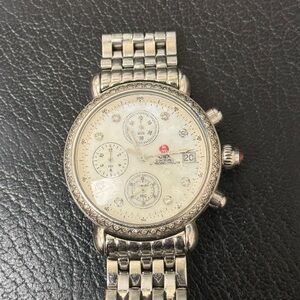 Estate Designer Michele CSX Diamond MOP Diamonds 36mm Quartz Watch 71-4000/50000